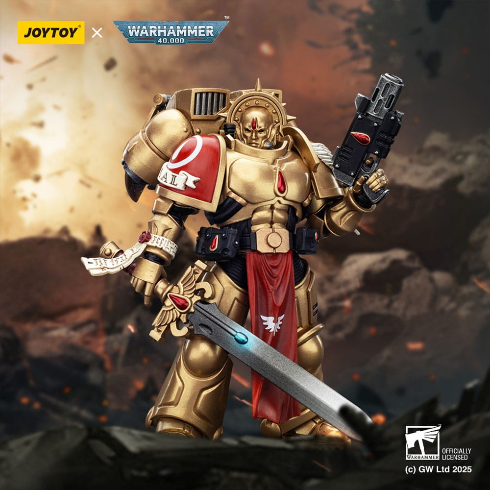Warhammer 40,000: Combat Patrol Blood Angels Actionfigur Sanguinary Guard 1 with Inferno Pistol and Encarmine Blade 20 cm