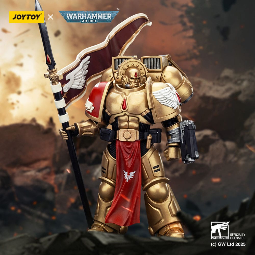 Warhammer 40,000: Combat Patrol Blood Angels Actionfigur Sanguinary Guard 3 with Angelus Boltgun and Encarmine Spear 20 cm
