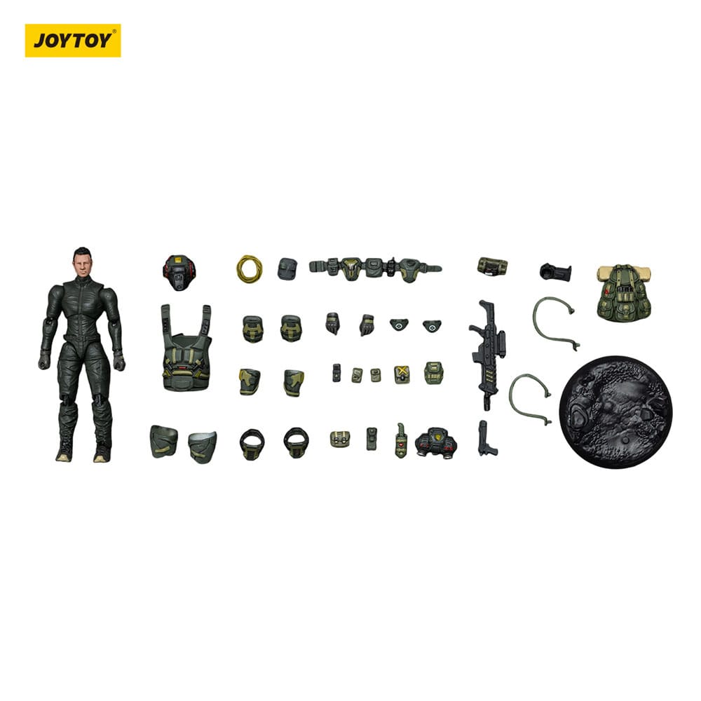 Steel Ride Corps Dark Source Actionfigur Assaulter Rhett 7 cm