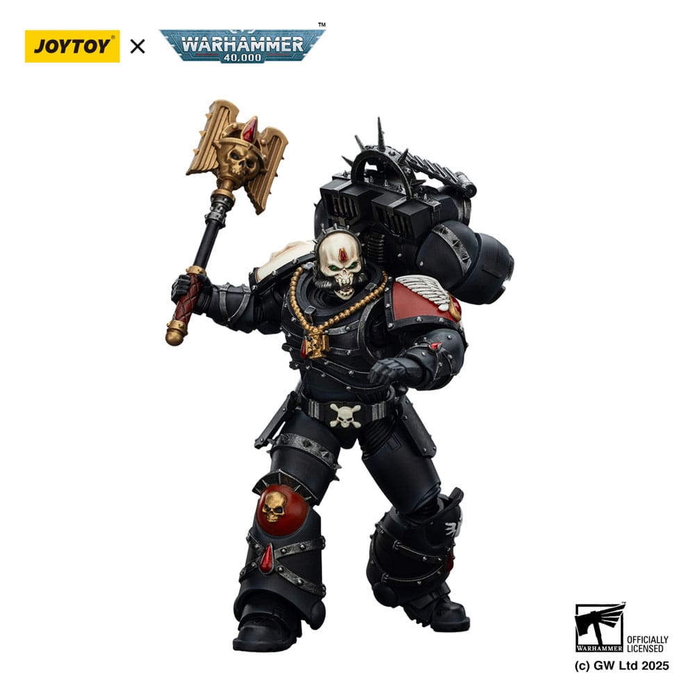Warhammer 40,000: Combat Patrol Blood Angels Actionfigur Lemartes With Jump Pack Blood Crozius and Absolver Bolt Pistol 12 cm