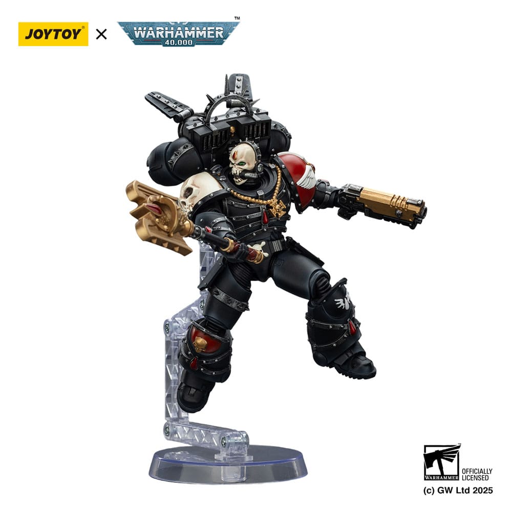 Warhammer 40,000: Combat Patrol Blood Angels Actionfigur Lemartes With Jump Pack Blood Crozius and Absolver Bolt Pistol 12 cm