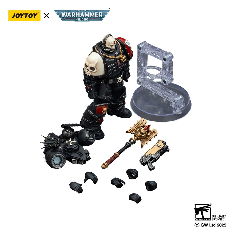 Warhammer 40,000: Combat Patrol Blood Angels Actionfigur Lemartes With Jump Pack Blood Crozius and Absolver Bolt Pistol 12 cm