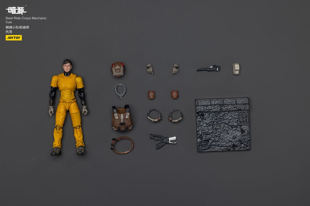 Steel Ride Corps Dark Source Actionfigur Mechanic Tork 7 cm