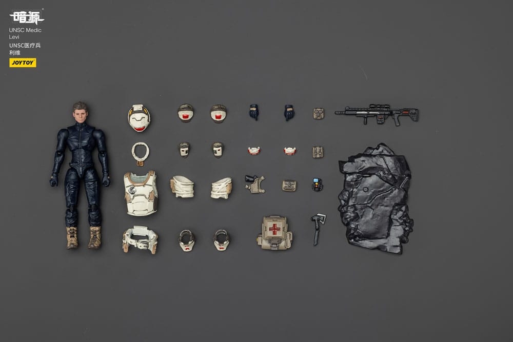 UNSC Dark Source Actionfigur Medic Levi 7 cm