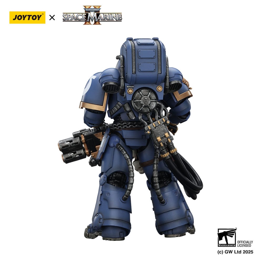 Warhammer 40,000: Space Marine 2 Actionfigur Ultramarines Heavy Artificer Armor with Relic Multi-Melta 13 cm