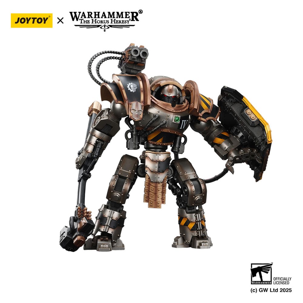 Warhammer The Horus Heresy Actionfigur Iron Warriors Iron Circle Domitar-Ferrum Class Battle-automata with Karceri Battle Shield 24 cm