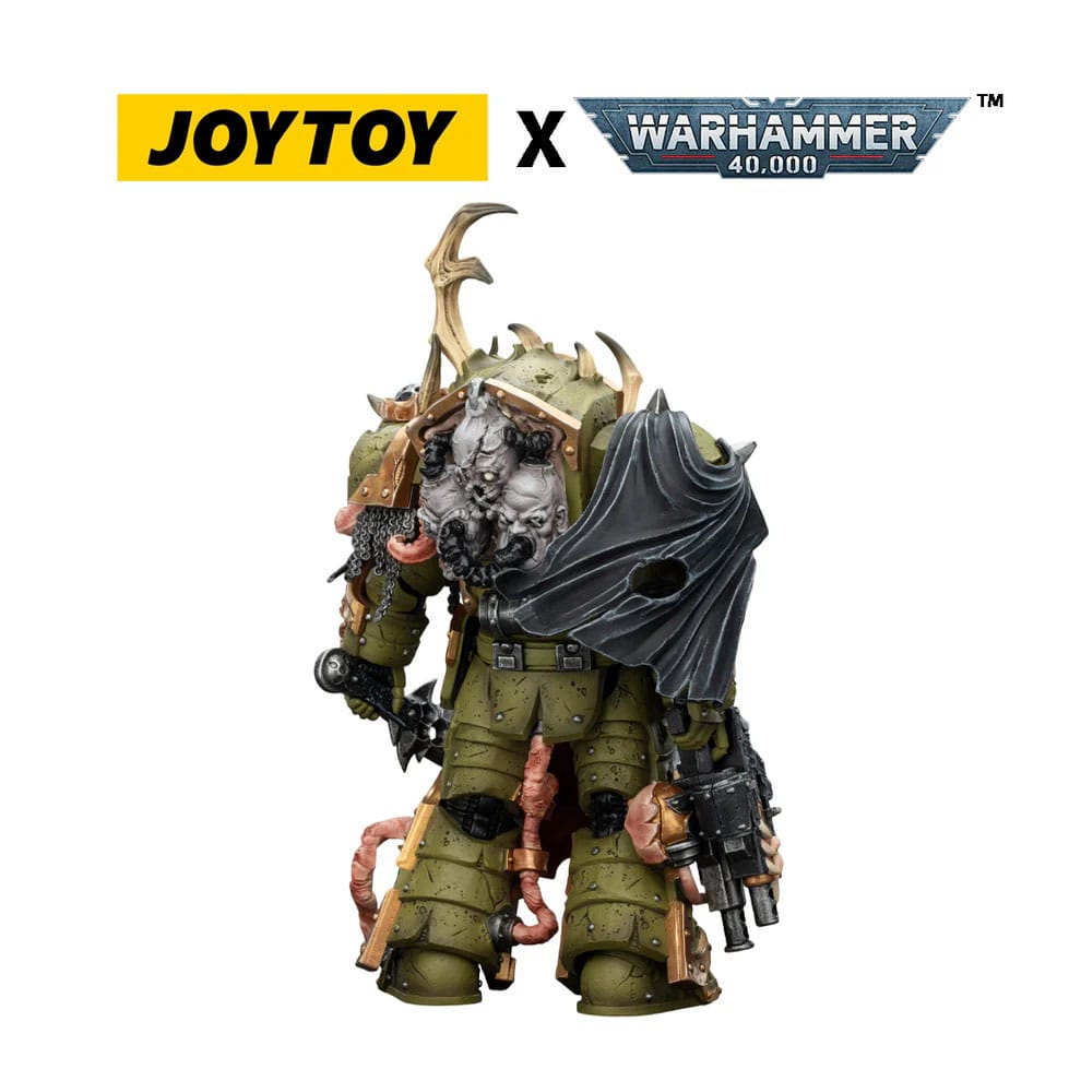 Warhammer 40,000 Actionfigur Death Guard Blightlord Terminator 3 with Combi-bolter and Bubotic Blade 14 cm