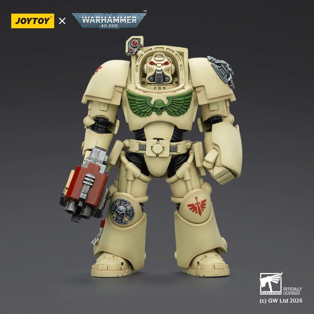 Warhammer 40,000 Actionfigur Dark Angels Deathwing Terminator 2 with Power Fist and Storm Bolter 14 cm