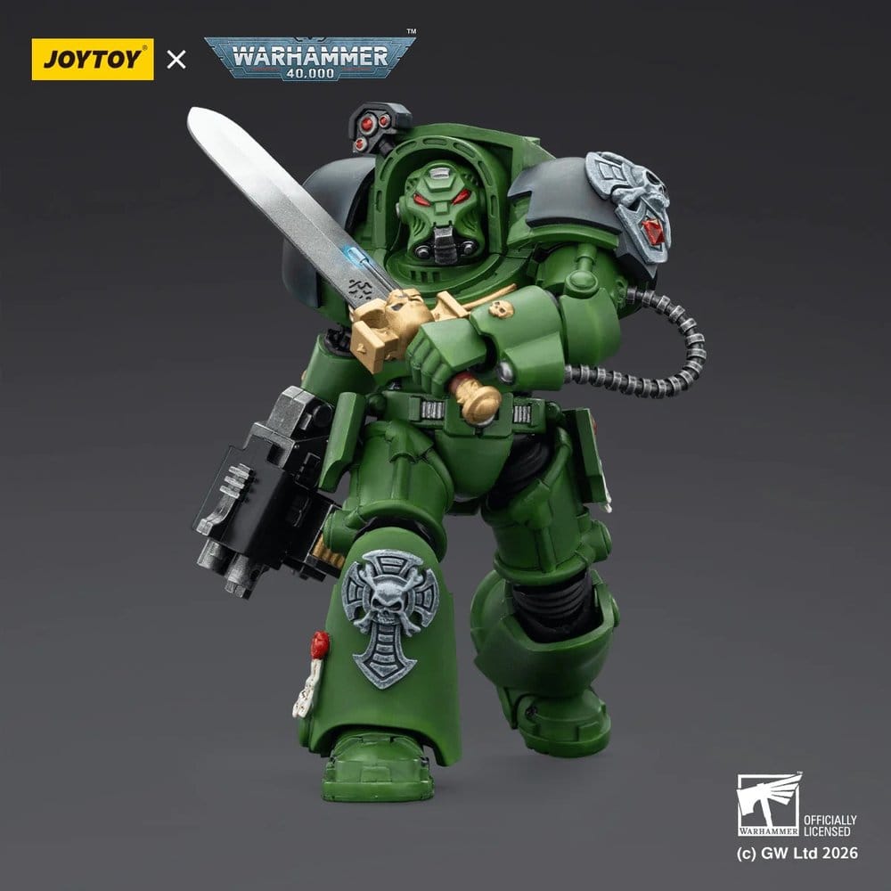 Warhammer 40,000 Actionfigur Salamanders Terminator 1 with Power Sword and Storm Bolter 14 cm