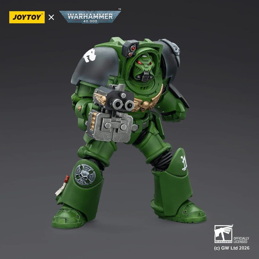 Warhammer 40,000 Actionfigur Salamanders Terminator 2 with Power Fist and Storm Bolter 14 cm