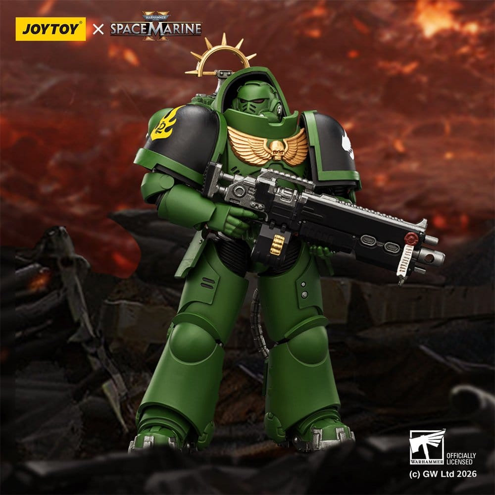 Warhammer 40,000 Actionfigur Game Edition Salamanders Heavy Intercessor 13 cm