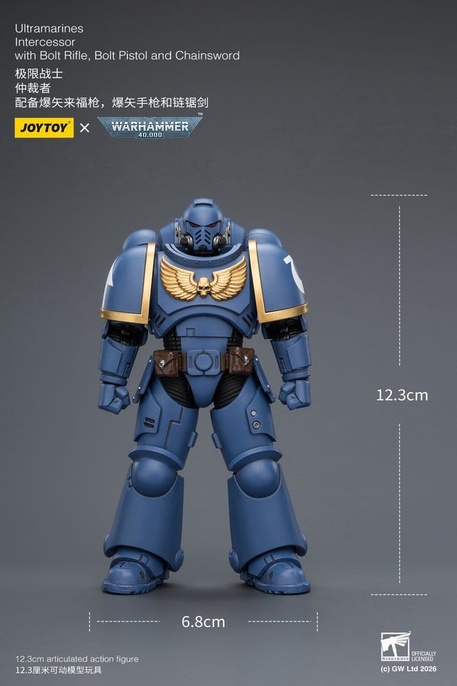 Warhammer 40,000 Actionfigur Ultramarines Intercessor 12 cm