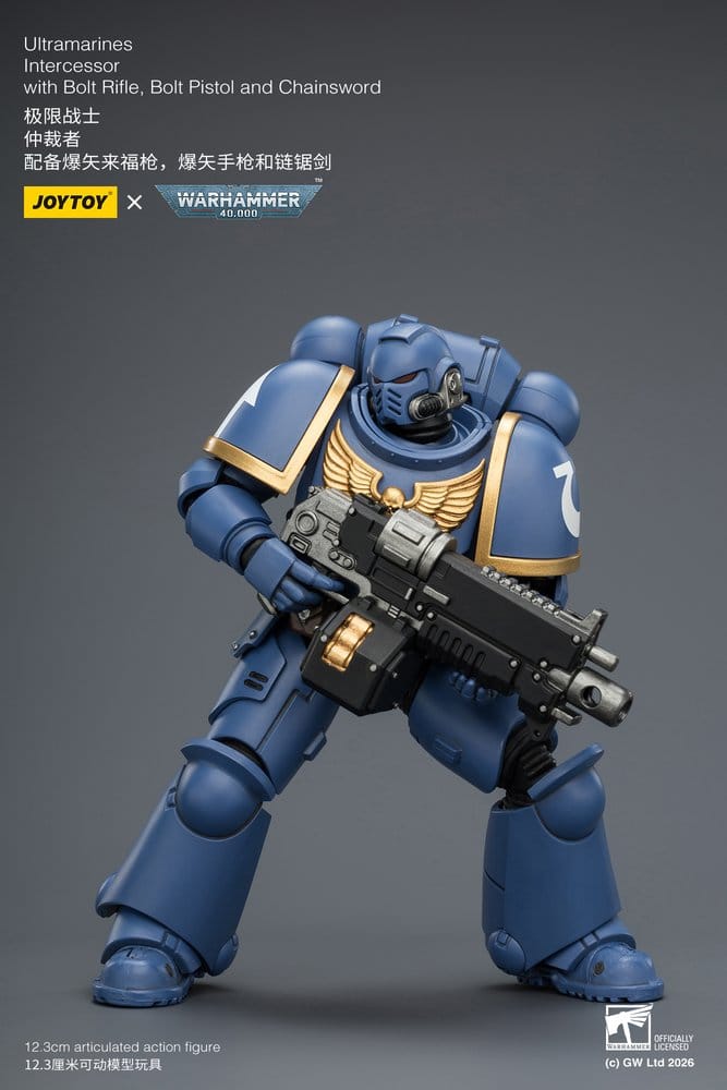 Warhammer 40,000 Actionfigur Ultramarines Intercessor 12 cm