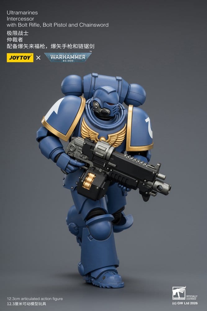 Warhammer 40,000 Actionfigur Ultramarines Intercessor 12 cm