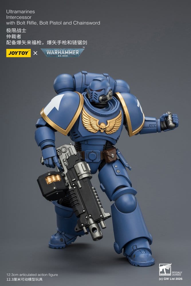 Warhammer 40,000 Actionfigur Ultramarines Intercessor 12 cm