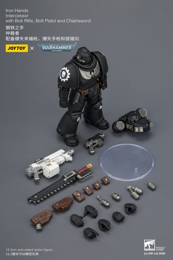 Warhammer 40,000 Actionfigur Iron Hands Intercessor 12 cm