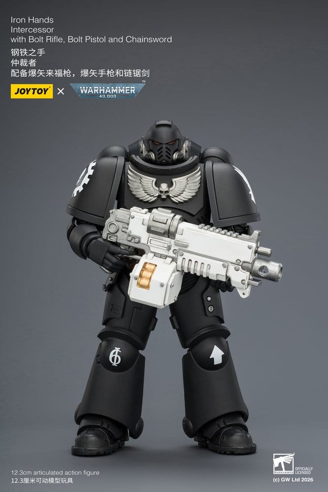 Warhammer 40,000 Actionfigur Iron Hands Intercessor 12 cm