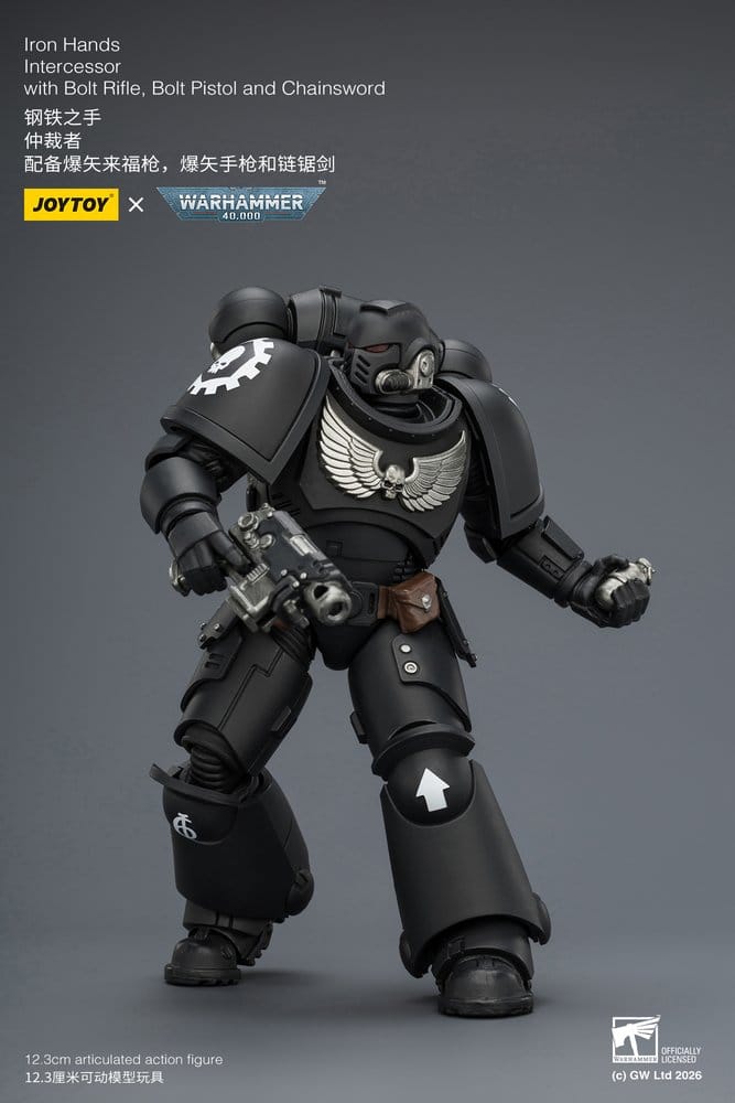 Warhammer 40,000 Actionfigur Iron Hands Intercessor 12 cm