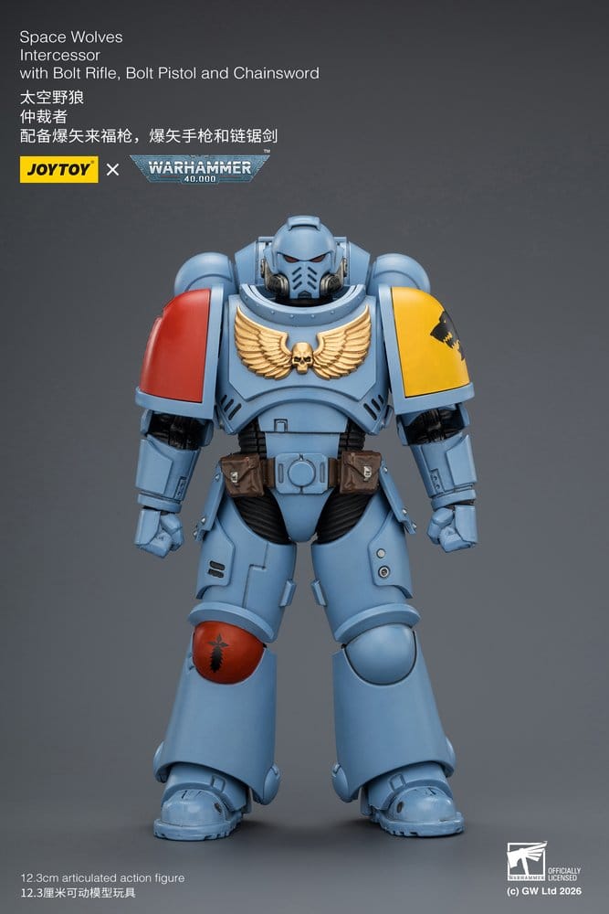 Warhammer 40,000 Actionfigur Space Wolves Intercessor 12 cm