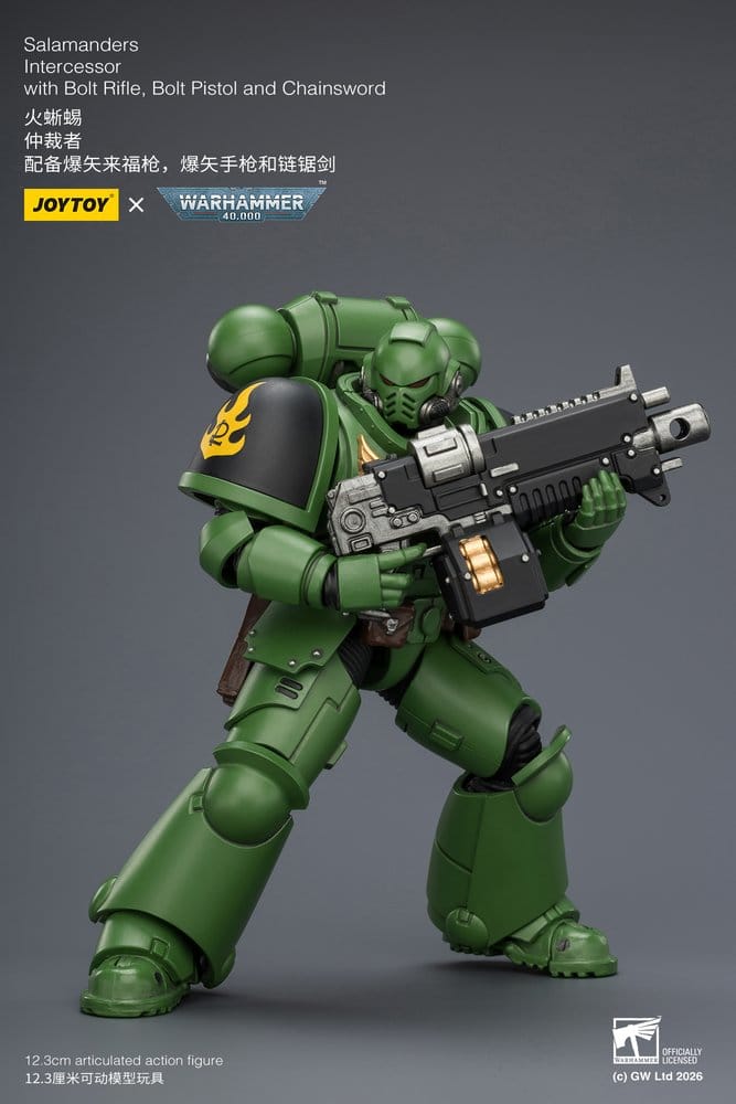 Warhammer 40,000 Actionfigur Salamanders Intercessor 12 cm