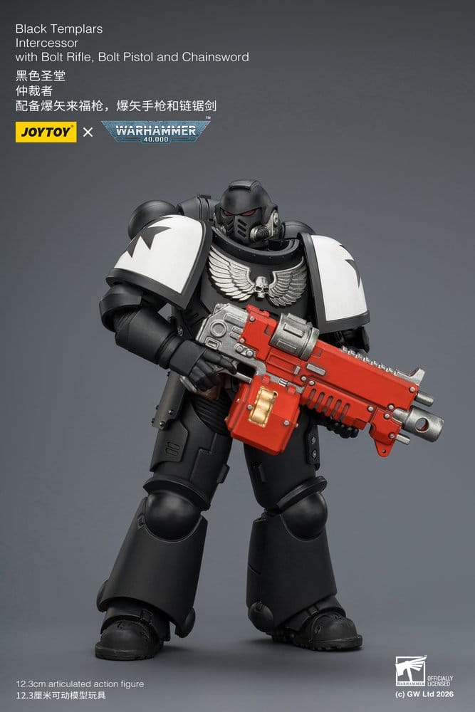 Warhammer 40,000 Actionfigur Black Templars Intercessor 12 cm