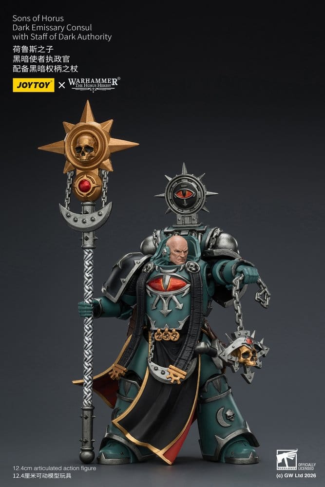 Warhammer The Horus Heresy Actionfigur Sons of Horus Dark Emissary Consul 12 cm