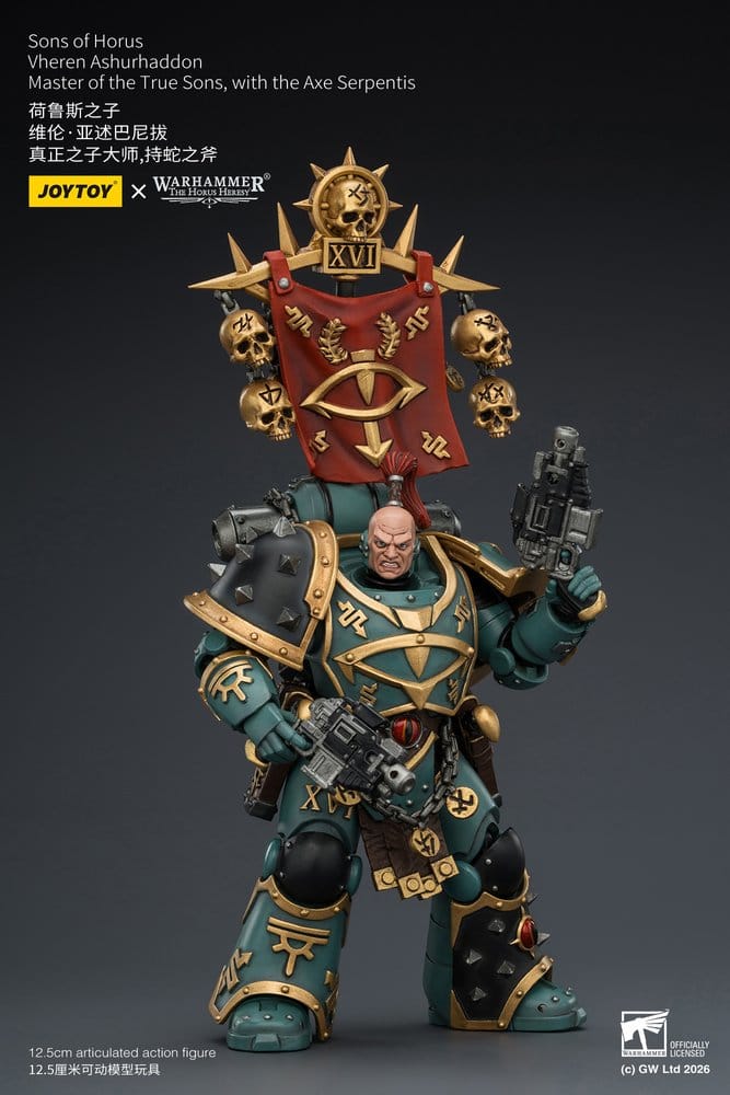 Warhammer The Horus Heresy Actionfigur Sons of Horus Vheren Ashurhaddon Master of the True Sons 13 cm