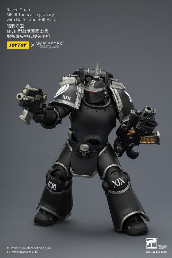 Warhammer 40,000 Actionfigur Raven Guard MK III Tactical Legionary 12 cm
