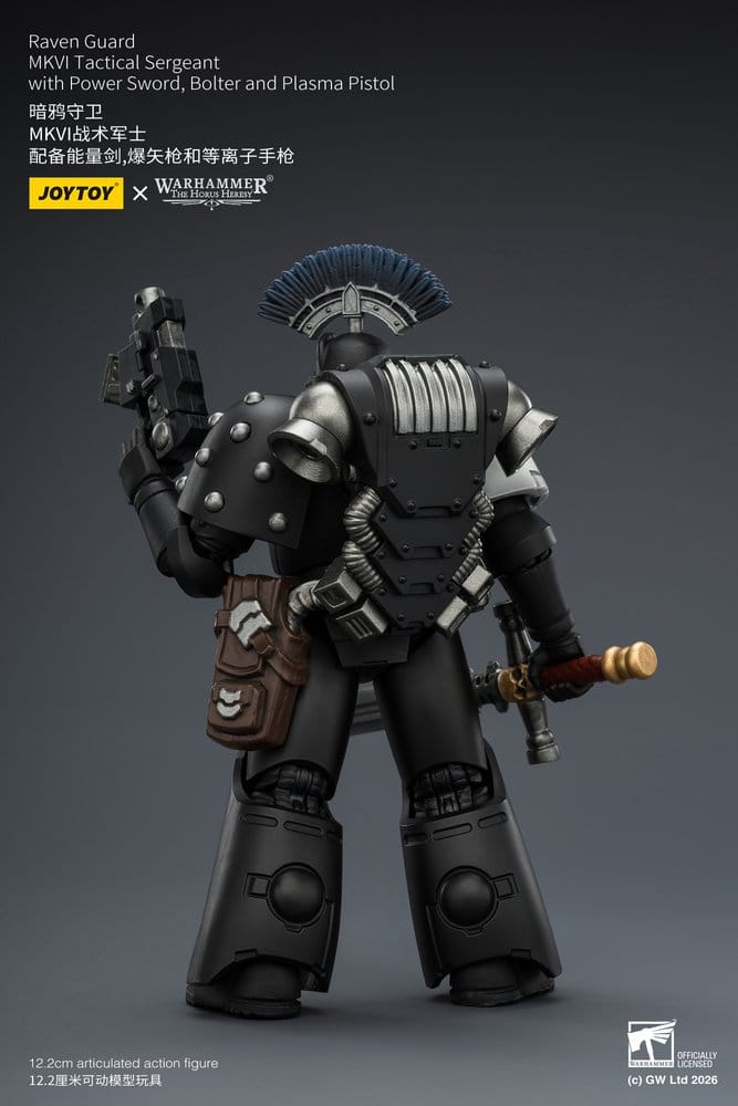 Warhammer 40,000 Actionfigur Raven Guard MkVI Tactical Sergeant 12 cm
