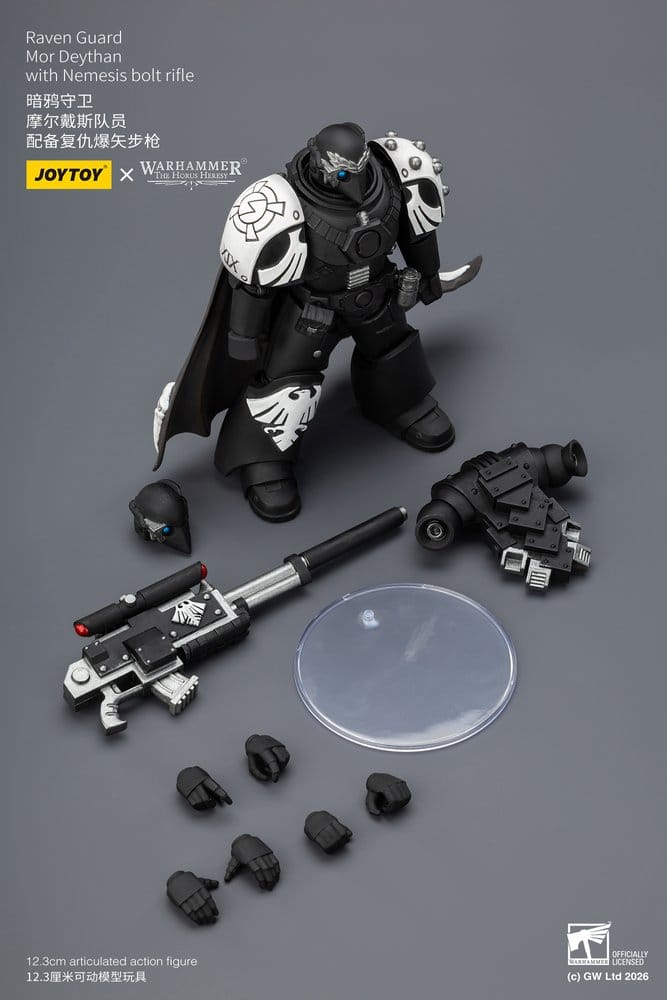 Warhammer 40,000 Actionfigur Raven Guard Mor Deythan 12 cm