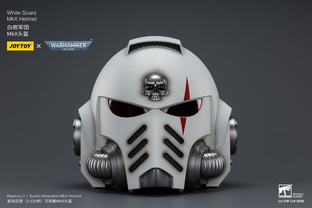 Warhammer 40,000 Helm White Scars MkX 30 cm