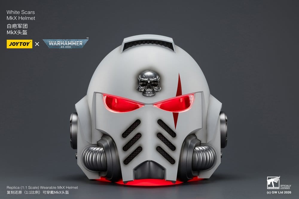 Warhammer 40,000 Helm White Scars MkX 30 cm