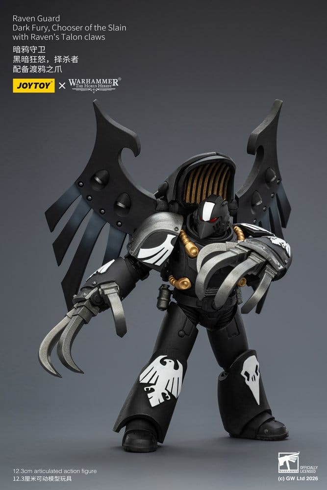 Warhammer 40,000 Actionfigur Raven Guard Dark Fury, Chooser of the Slain 12 cm