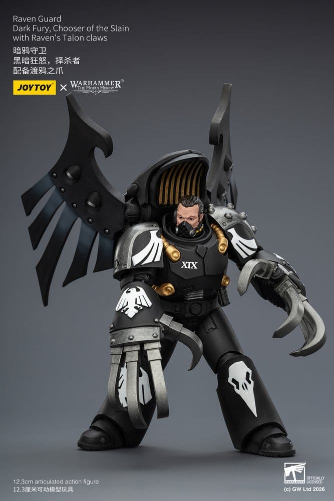 Warhammer 40,000 Actionfigur Raven Guard Dark Fury, Chooser of the Slain 12 cm