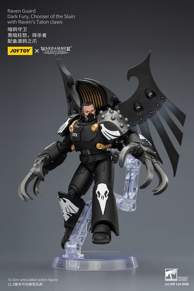Warhammer 40,000 Actionfigur Raven Guard Dark Fury, Chooser of the Slain 12 cm