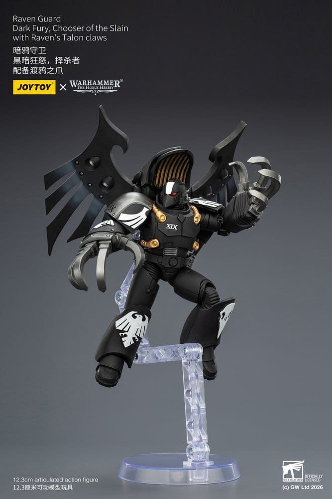 Warhammer 40,000 Actionfigur Raven Guard Dark Fury, Chooser of the Slain 12 cm