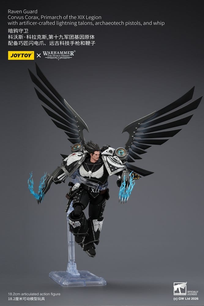 Warhammer 40,000 Actionfigur Raven Guard Corvus Corax, Primarch of the XIX Legion 18 cm