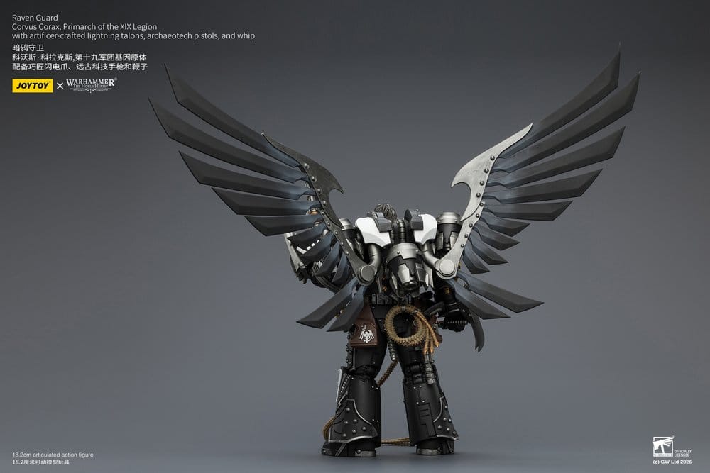 Warhammer 40,000 Actionfigur Raven Guard Corvus Corax, Primarch of the XIX Legion 18 cm