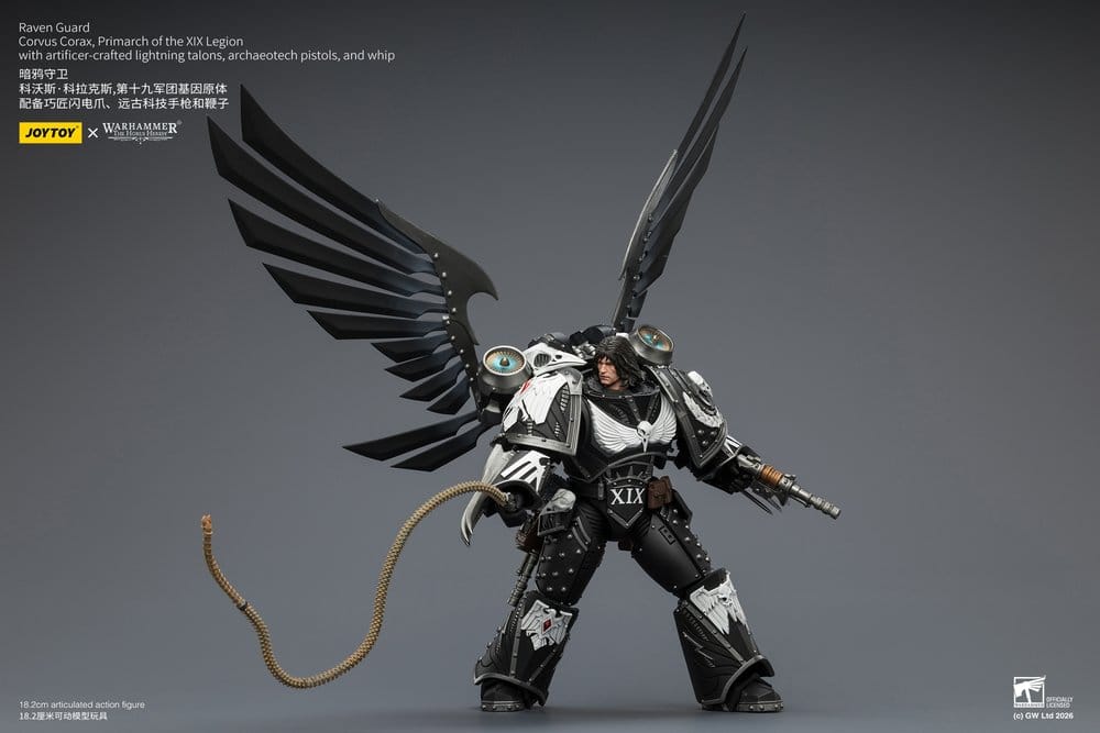 Warhammer 40,000 Actionfigur Raven Guard Corvus Corax, Primarch of the XIX Legion 18 cm