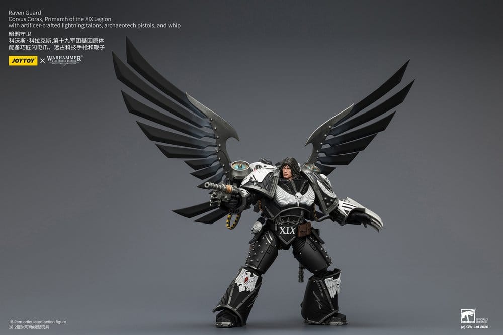Warhammer 40,000 Actionfigur Raven Guard Corvus Corax, Primarch of the XIX Legion 18 cm