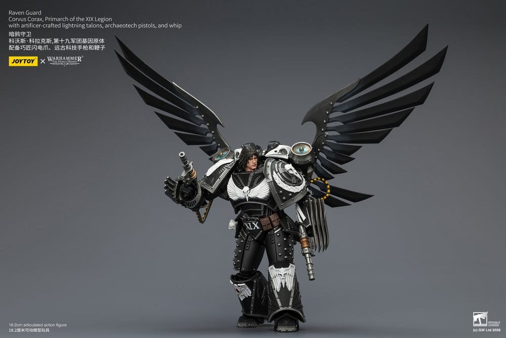 Warhammer 40,000 Actionfigur Raven Guard Corvus Corax, Primarch of the XIX Legion 18 cm