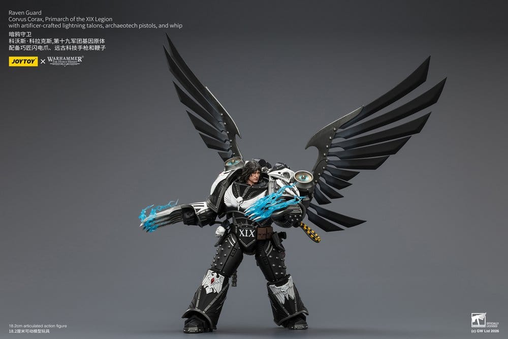 Warhammer 40,000 Actionfigur Raven Guard Corvus Corax, Primarch of the XIX Legion 18 cm