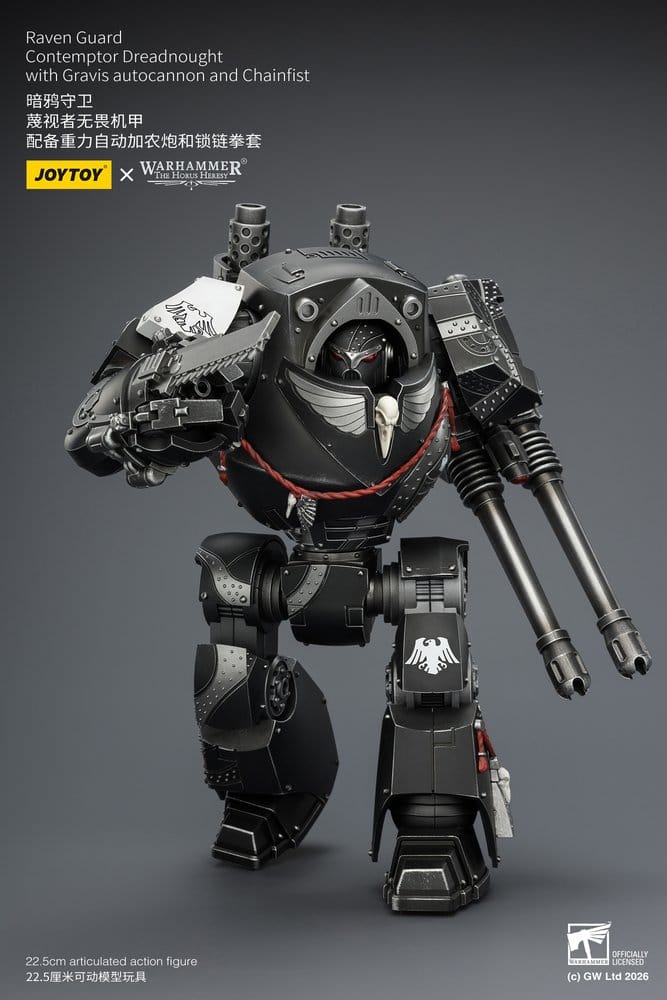 Warhammer 40,000 Actionfigur Raven Guard Contemptor Dreadnought 23 cm