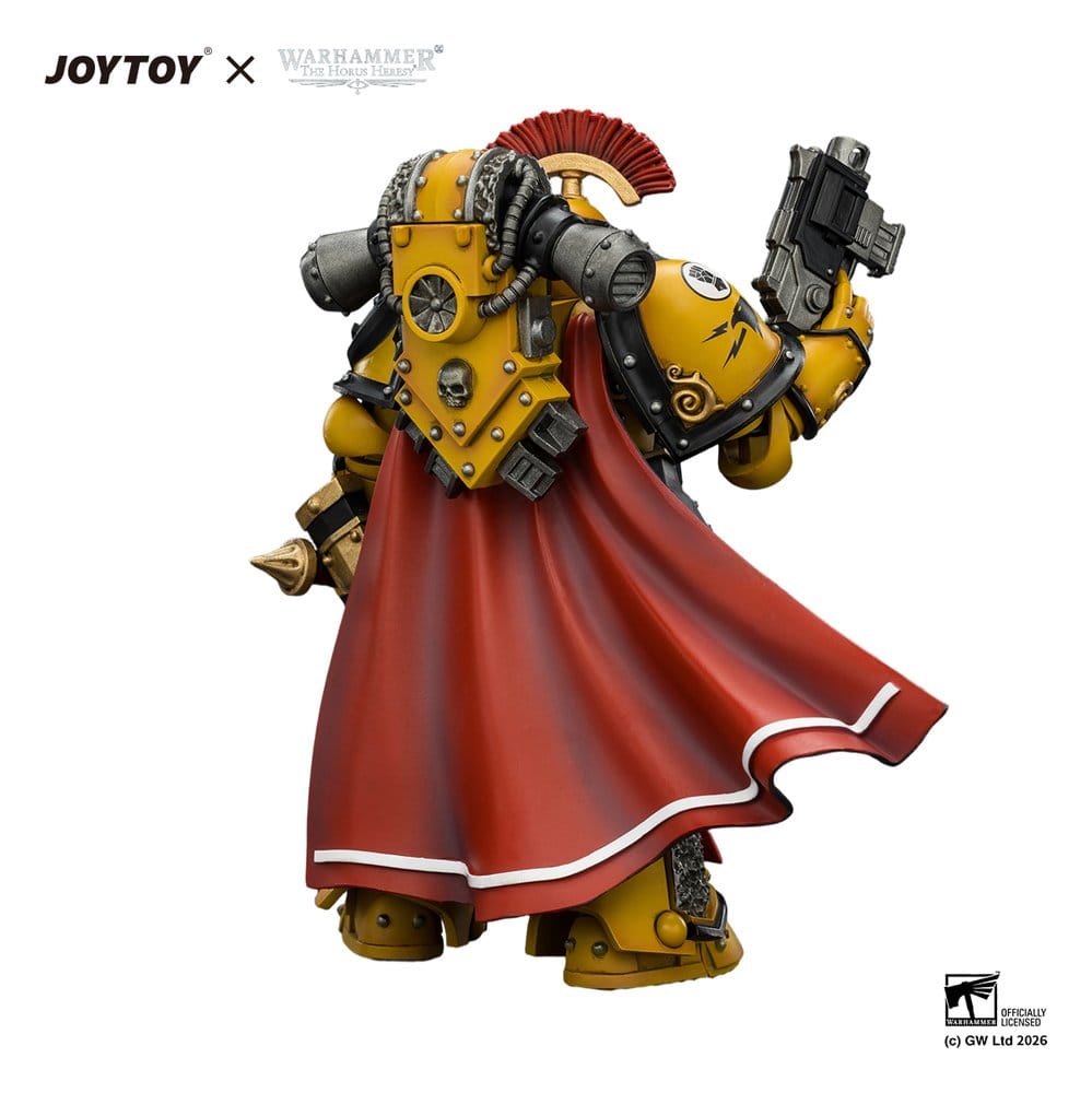 Warhammer Actionfigur Imperial Fists Legion Praetor in Mk III Armour 13 cm