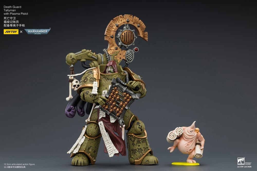 Warhammer 40,000 Actionfigur Death Guard Tallyman 12 cm
