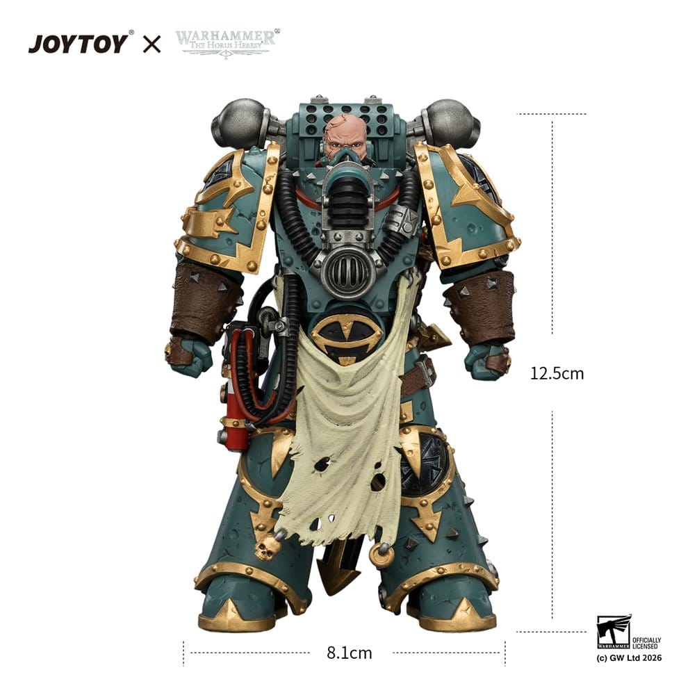 Warhammer Actionfigur Sons of Horus Maloghurst the Twisted, the Warmaster's Equerry 13 cm