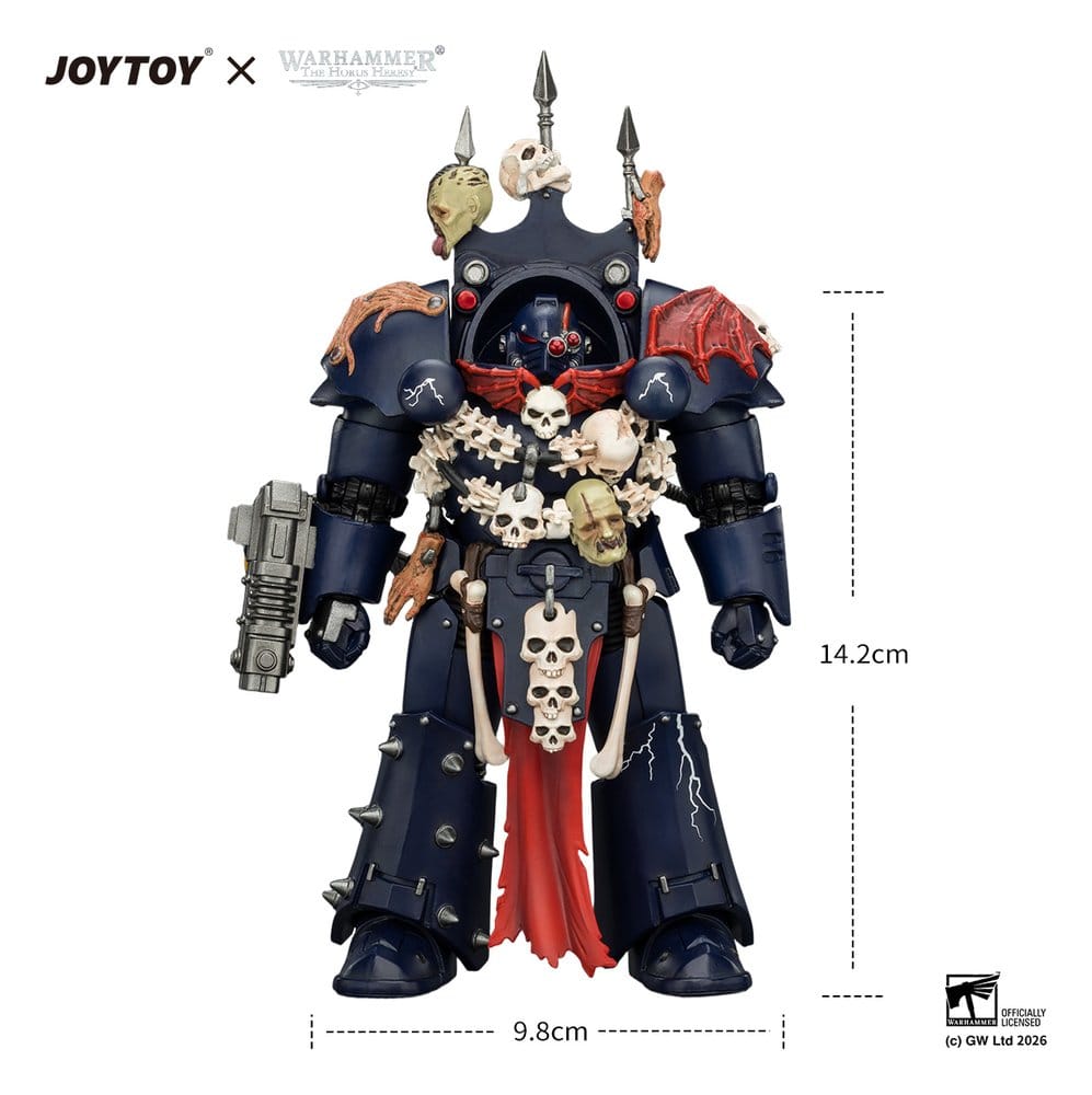 Warhammer The Horus Heresy Actionfigur Night Lords Legion Praetor in Tartaros Terminator Armour 14 cm