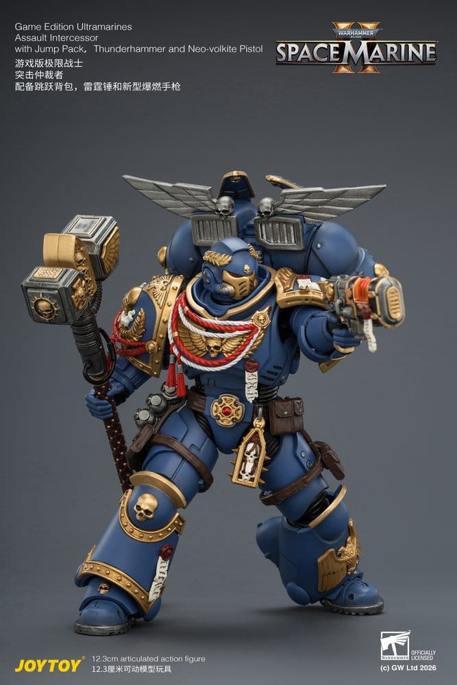 Warhammer Actionfigur Game Edition Ultramarines Assault Intercessor 12 cm