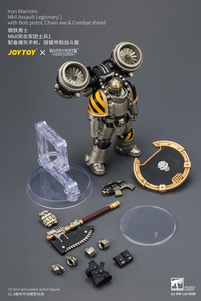 Warhammer The Horus Heresy Actionfigur Iron Warriors MkII Assault Legionary 1 12 cm