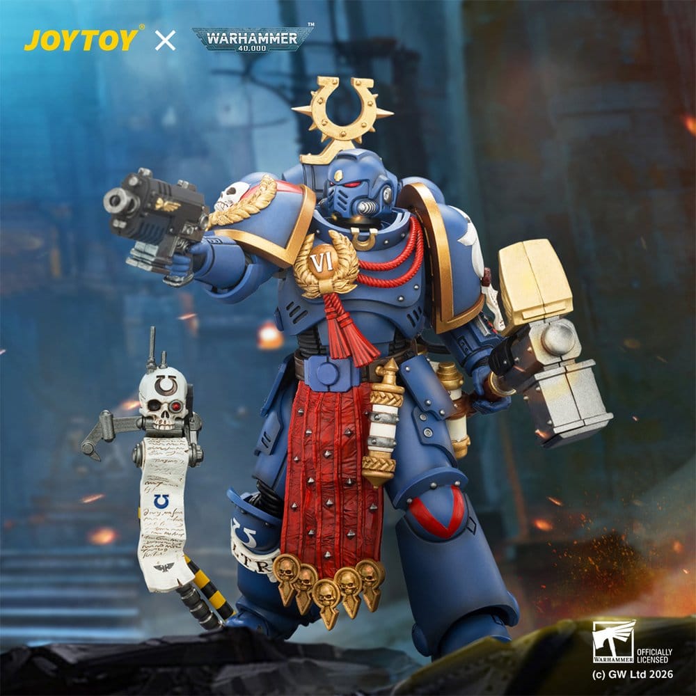 Warhammer Actionfigur Ultramarines Ferren Areios 12 cm